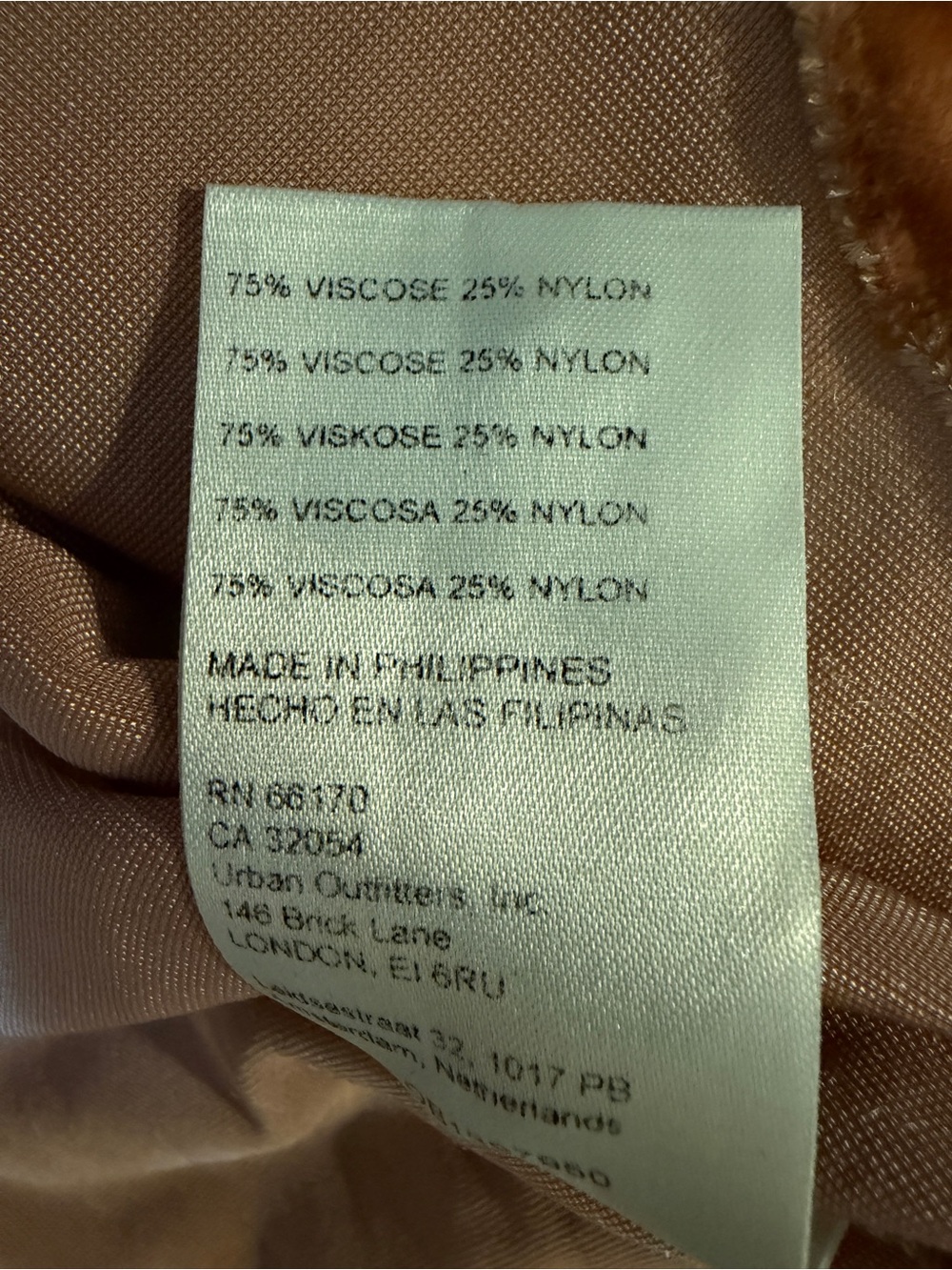 Pilcro Velvet Button-Front Blouse in Burnt Orange XL - Picture 13 of 16